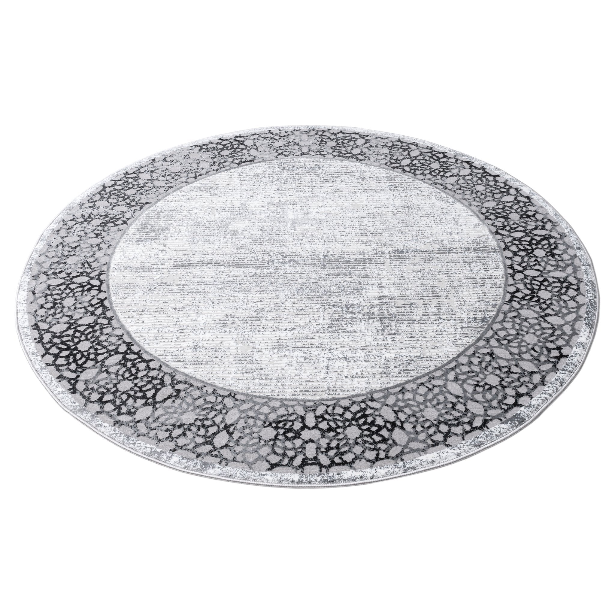 Grey Mandala Rug - Berre Furniture