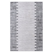 Grey Striped Rug