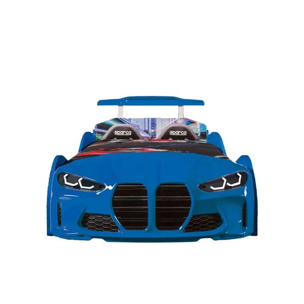 GTX Race Car Bed with Leds & Sound Effects Blue