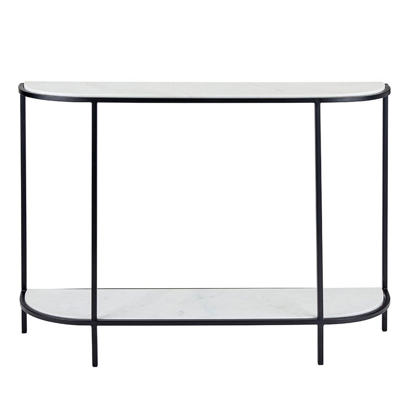 HALF ROUND Console Table Black