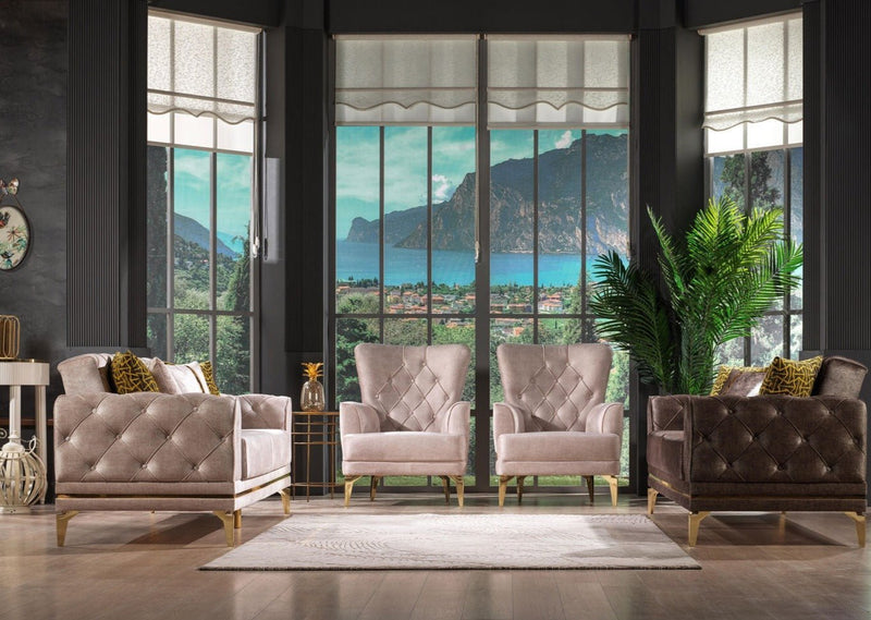 HELENA Armchair Brown