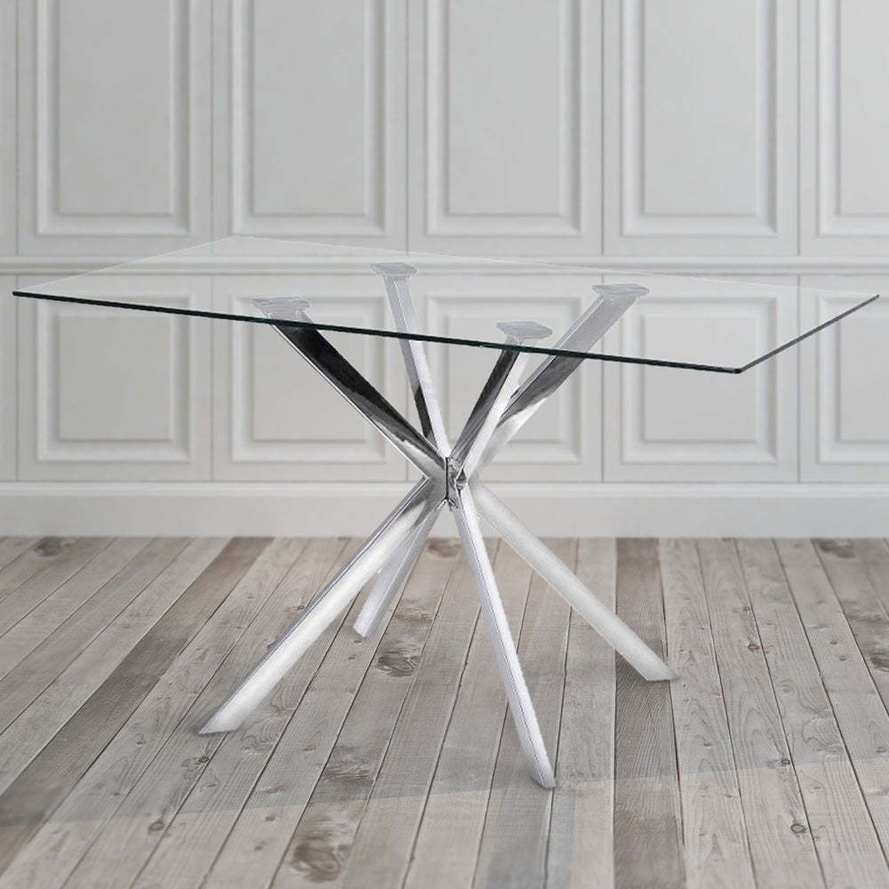 LINCOLN Dining Table Silver