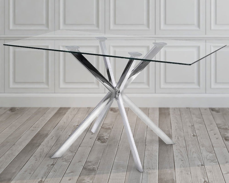 LINCOLN Dining Table Silver