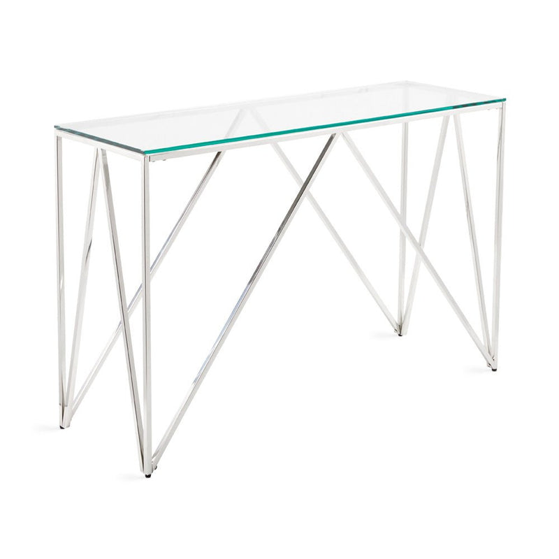 LUXOR Console Table Silver