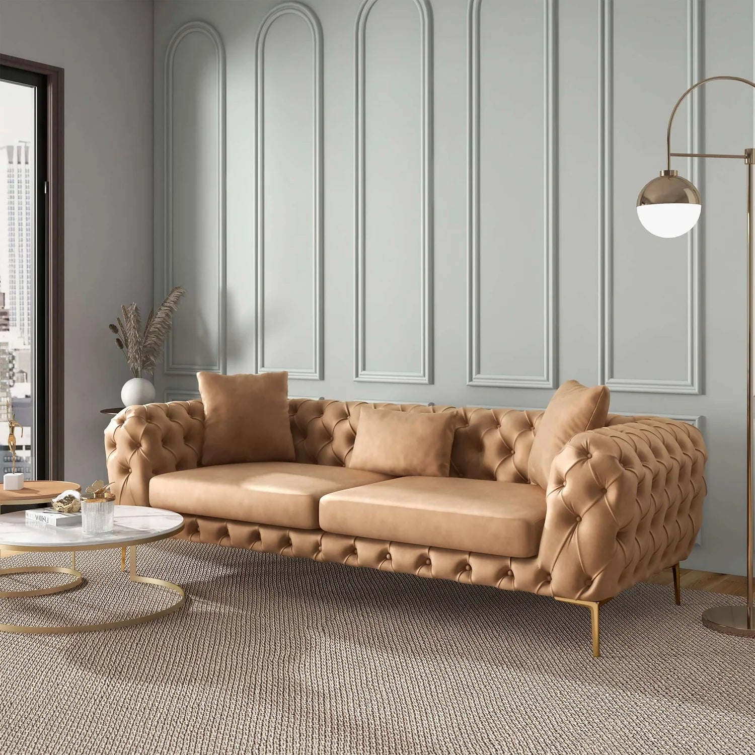 Malia Chesterfield Sofa - Berre Furniture