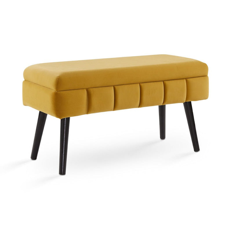MARCELLA Storage Bench Yellow