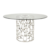 MARIO Dining Table Silver