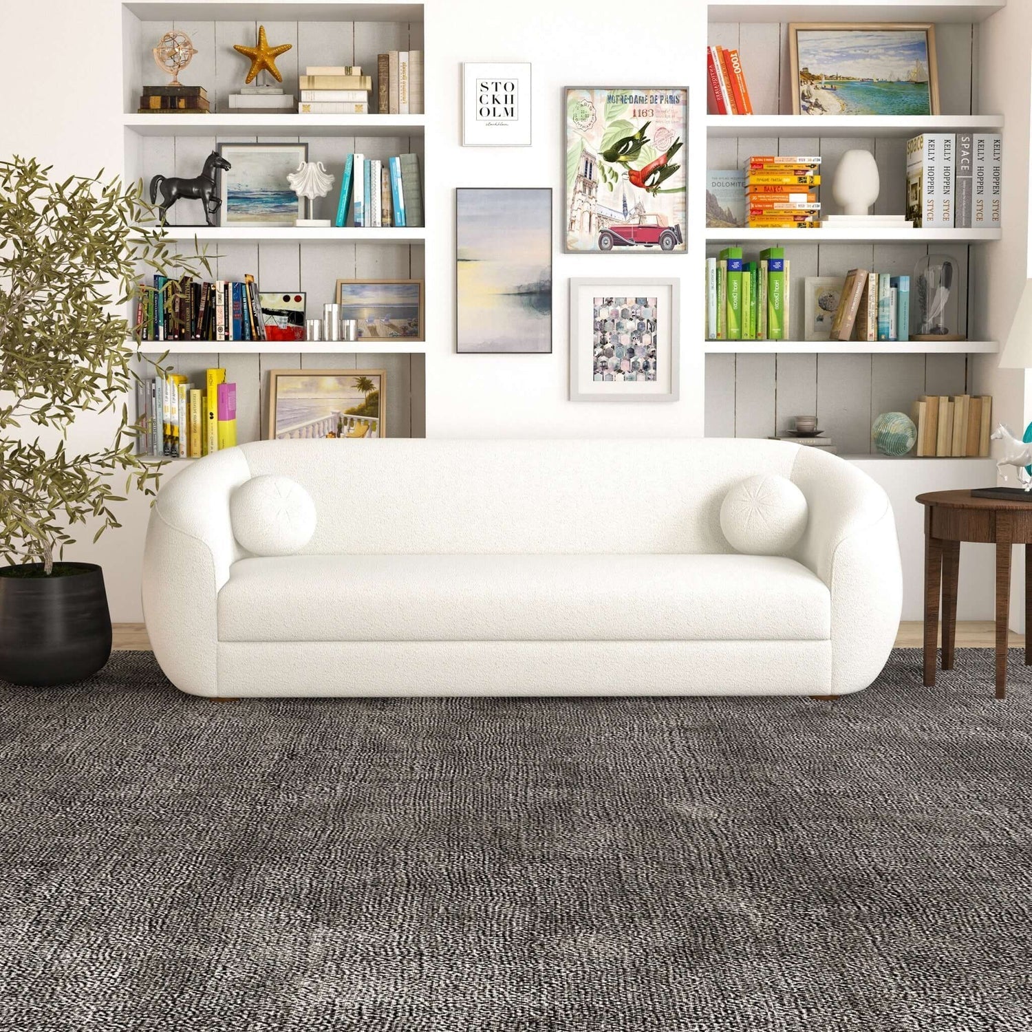 Melinda Boucle Sofa - Berre Furniture