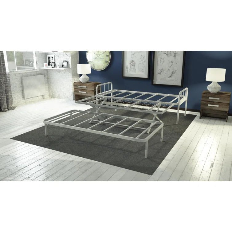 Metal Trundle Bed - Twin Size - Berre Furniture