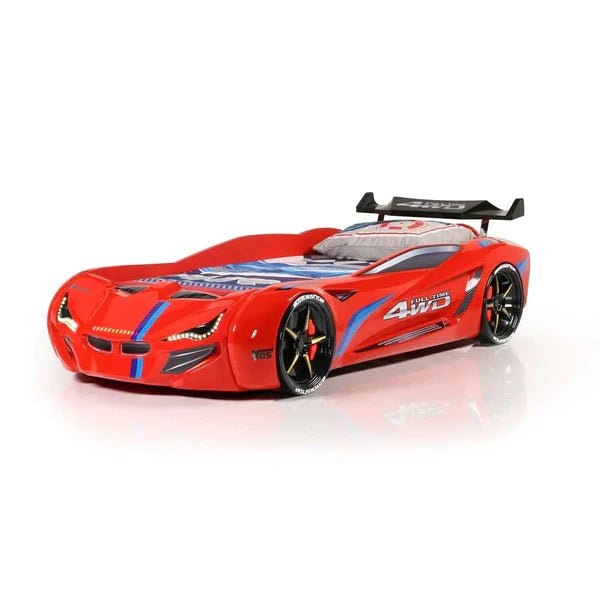 MNV1 Race Car Bed Red