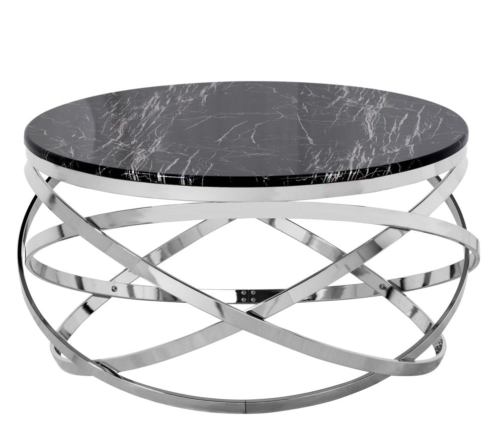 Modern Centre Coffee Table Silver