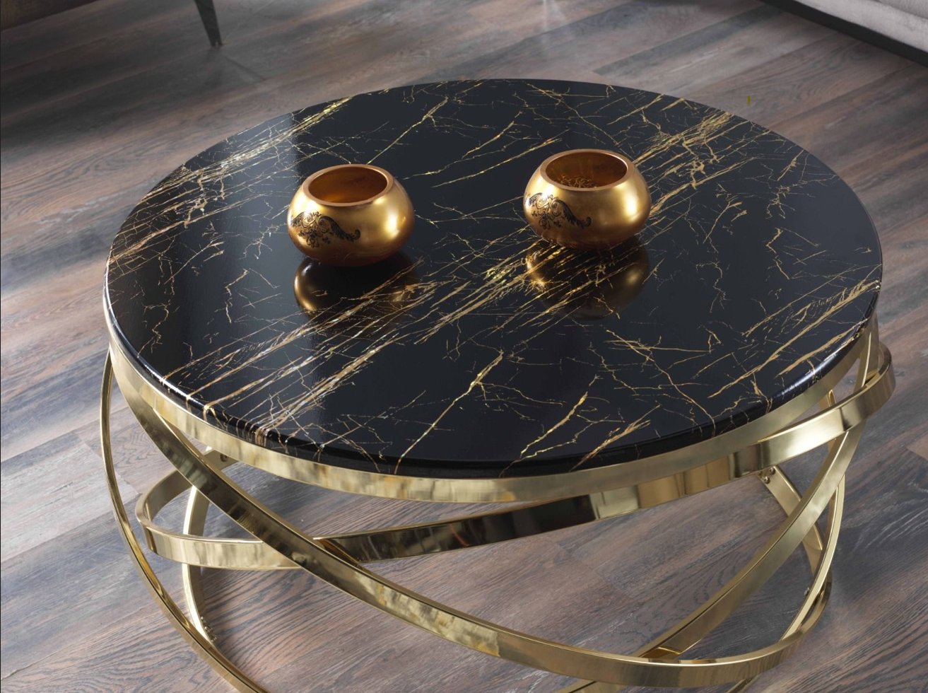 Modern Centre Coffee Table Gold