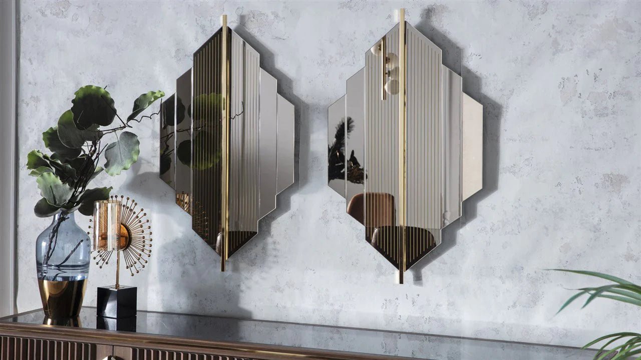 Montego Buffet Mirror - 2 Pieces - Berre Furniture