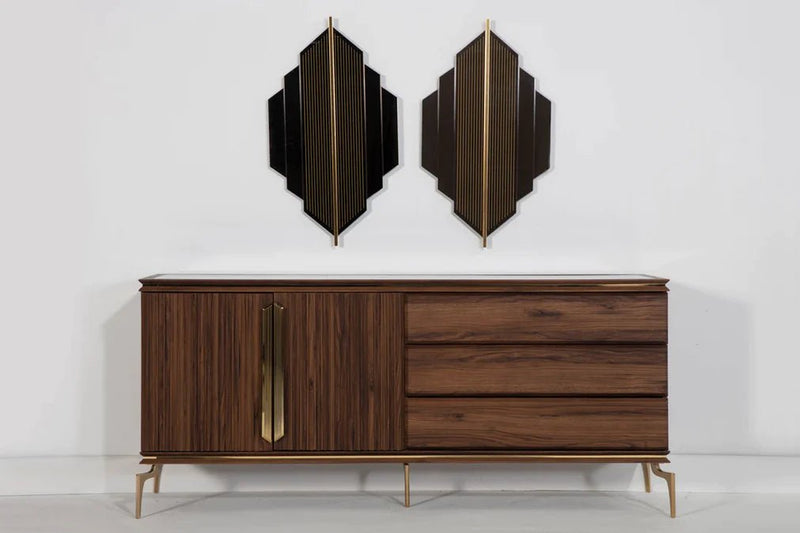 Montego Buffet Mirror - 2 Pieces By Bellona