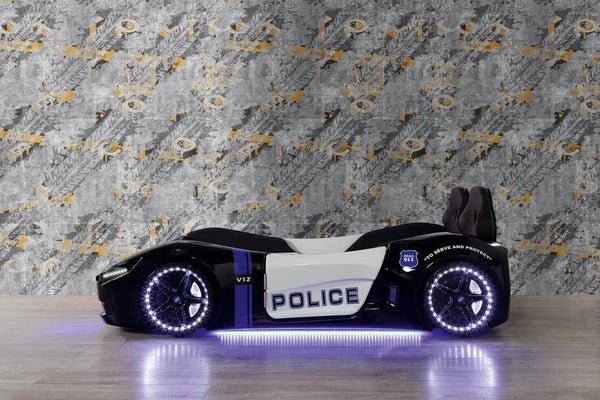 Police Race Car Bed