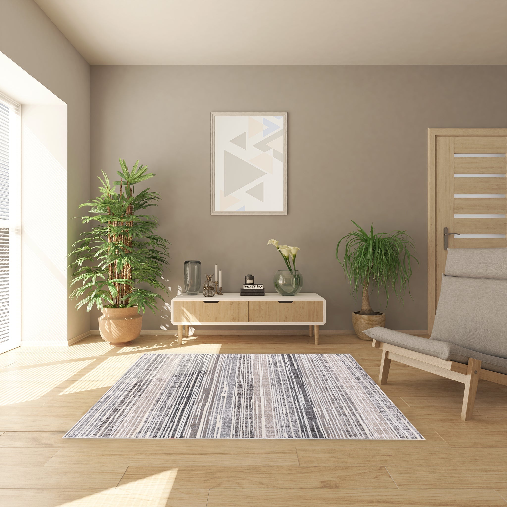 Smyrna Stripes Rug - Berre Furniture