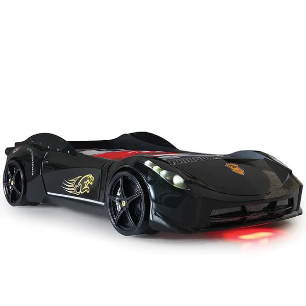 Spyder Race Car Bed Black