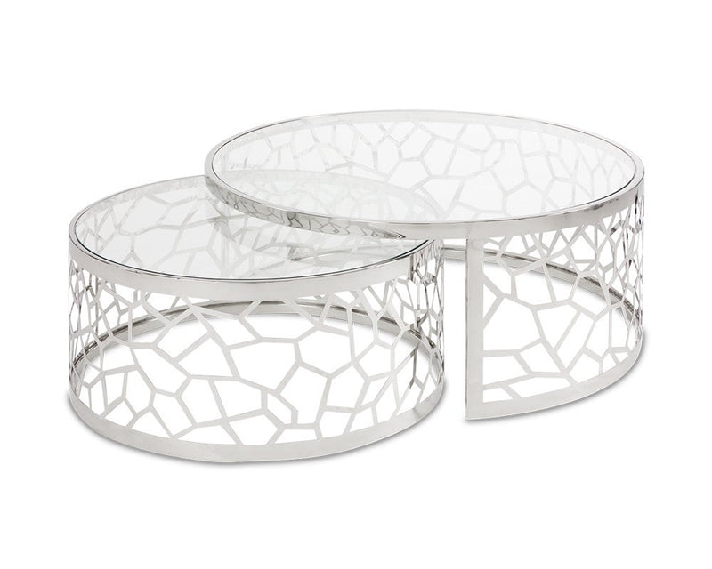 WELLINGTON NESTING COFFEE TABLES GY-CT-8538 (SET OF 2)