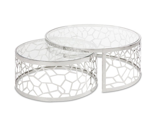 WELLINGTON NESTING COFFEE TABLES GY-CT-8538 (SET OF 2)