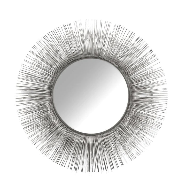 Sunburst Reflection Mirror Silver